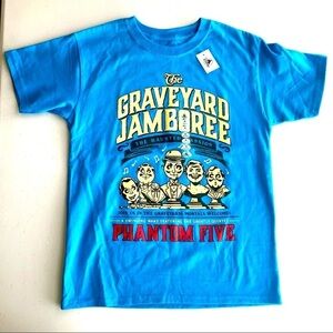 Disney Haunted Mansion Tee Graveyard Jamboree Youth‎ Size Medium Vacation Ghost